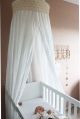 Deryan Baby Klamboe Vintage 245cm - kinderklamboe - Hemeltje - Wit/Ivory