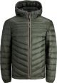 JACK&JONES PLUS JJEHERO PUFFER HOOD PS SN Heren Jas - Maat EU3XL US1XL