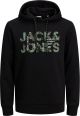 JACK&JONES JCOTECH LOGO SWEAT HOOD Heren Trui - Maat M