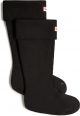 HUNTER - Tall Boot Socks - Fleece - Laarssokken - Unisex - Black - Maat 39-42 - zwart