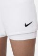Nike Court Victory Sportbroek - Maat 152 - Meisjes - wit - zwart