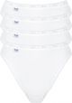 sloggi Basic+ Dames Tai slip - 4-pack - Wit - Maat 40