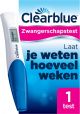 Clearblue zwangerschapstest digitaal met wekenindicator - 1 digitale test