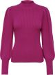 Dames Trui fuchsia roze - Maat XS ONLY ONLKATIA L/S HIGHNECK  KNT NOOS 