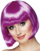 Pruik Cabaret paars