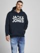 JACK & JONES PLUS JJECORP LOGO SWEAT HOOD NOOS PLS Heren Trui - Maat EU3XL US1XL