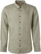 No Excess Mannen Linnen Overhemd Pastel Groen L