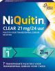 NiQuitin Clear Pleisters 21 mg - Stoppen met roken - 7 stuks