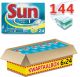 Sun All in 1 Citroen - 144 stuks - Vaatwastabletten - Kwartaalbox