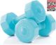 Gymstick - Active Vinyl Dumbells - Blauw - 2 pack - 1kg - Met Online Trainingsvideo's