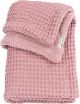 Wiegdeken - old pink - 75x100cm Meyco Baby Wafel Teddy