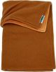 Meyco Knit Basic met velvet wiegdeken - 75x100 cm - Camel