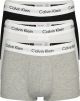 Calvin Klein Boxershorts - Heren - 3-pack - Grijs/Wit/Zwart - Maat M