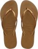 Havaianas Slim Dames Slippers - Brons - Maat 37/38