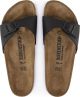 Birkenstock Madrid Dames Slippers Small fit - Black - Maat 38 zwart