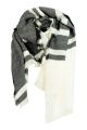 America Today sjaal Annely zwart/ecru