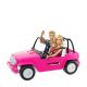 Barbie Beach Cruiser auto met Ken & Barbie