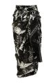 BEACHWAVE pareo met all over print zwart/wit