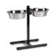 Beeztees Standaard - Dinerset Hond - Zwart - 25 cm