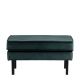 Hocker  Rodeo Op Poten - Velvet - Teal - 45x84x54 BePureHome