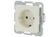 Berker M2 Inbouw Stopcontact met Randaarde - 1-voudig - Crème