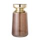 Bloomingville | Vaas | Bruin Goud | Glas | 15,5 x H30 cm