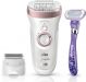 Braun Silk-épil 9 SensoSmart 9-870 Roze, Wit 40 pincetten