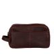toilettas BURKELY Antique Avery leren bruin