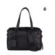 BURKELY Rain Riley leren handtas zwart