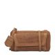 BURKELY leren telefoontasje Icon Ivy met crocoprint cognac