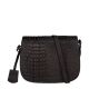 BURKELY leren crossbody tas About Ally X Over Round zwart