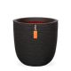 Capi bloempot Nature Rib (Ø54x52 cm) zwart