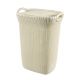 Wasmand creme Curver wasbox Knit (57 liter)