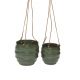 Decoris plantenhanger (set van 2) Groen