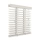 Houten Jaloezie 140x180cm - 50 mm - Wit - Decosol 