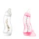 Difrax S-fles natural double pack 2x250 ml roze/wit goud