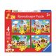 Efteling Jokie 4 in 1 box legpuzzel 72 stukjes