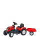 Falk Ranch Trac Traptractor met Aanhanger Rood