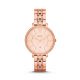 Fossil Jacqueline ES3546 - Horloge - 36 mm - Staal - Rosékleurig