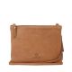Fred de la Bretoniere leren crossbody tas cognac