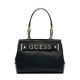 GUESS handtas KERRIGAN GIRLFRIEND CARRYALLPEONY CLASSIC zwart