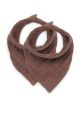 Jollein bandana slab wrinkled cotton - set van 2 chestnut