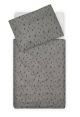 dekbedovertrek ledikant  Jollein katoen 100x140 cm Spot storm grey