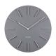 Karlsson Wandklok Discreet - MDF - Ø40cm - Grijs