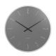 Karlsson Mirror Numbers - Wandklok - Glas - Ø40cm - Grijs