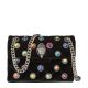 Kurt Geiger crossbody tas Velvet Mini Kensington zwart