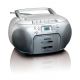 draagbare radio/casette- en CD speler Lenco SCD-420  zilver