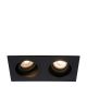 Inbouwspot Lucide EMBED - Inbouwspot - 2xGU10 - Zwart