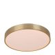 Lucide MALIN Plafonnière - Ø 39 cm - LED Dimb. - 1x24W 2700K - 3 StepDim - Mat Goud / Messing
