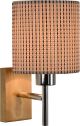 Lucide CONOS - Wandlamp - Ø 16 cm - Licht hout